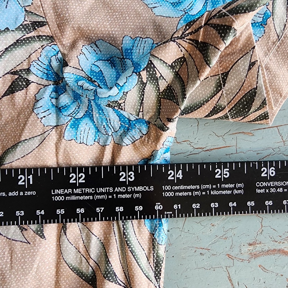 Lords Of Harlech George Button Down Random Floral XL 100% Cotton New - Picture 8 of 9